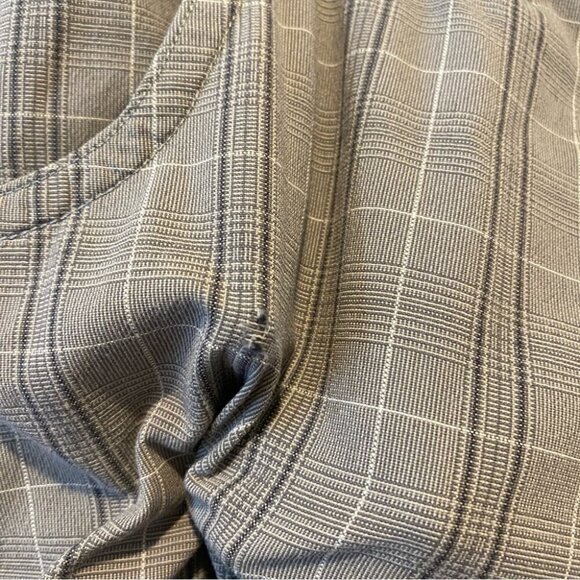 Lululemon Mens Flat Front Plaid Cargo Short Wet Dry Warm Athletic Shorts Size 34 - Picture 5 of 16